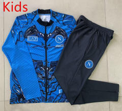 25-26 Napoli Ink Jet Blue Kids/Youth Soccer Jacket Uniform-815