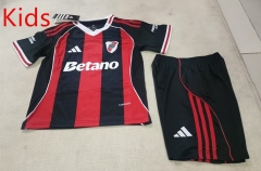 25-26 River Plate Away Red&Black Kids/Youth Soccer Uniform-507