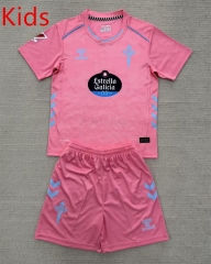 2025-2026 Celta de Vigo 2nd Away Pink Kid/Youth Soccer Uniform-AY