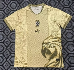 25-26 Special Version Brazil Gold Thailand Soccer Jersey AAA-2483
