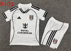 2025-2026 Fulham Home White Kids/Youth Soccer Uniform-7809