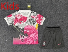25-26 Special Edition Brazil White&Pink Kids/Youth Soccer Uniform-GB
