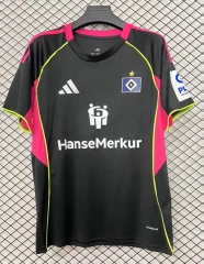 (S-4XL) 25-26 Hamburger SV 2nd Away Black Thailand Soccer Jersey AAA-2044