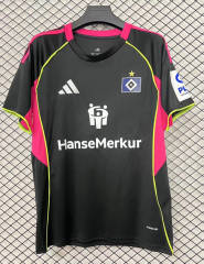 (S-4XL) 25-26 Hamburger SV 2nd Away Black Thailand Soccer Jersey AAA-2044