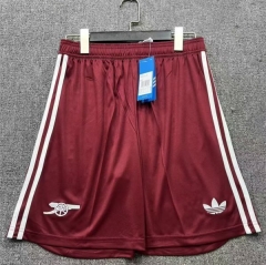 2025-2026 Arsenal 2nd Away Maroon Thailand Soccer Shorts-718