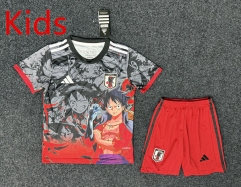 2025-2026 Special Version Japan Black&Red Kids/Youth Soccer Uniform-GB
