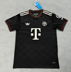(S-4XL) 25-26 Bayern München 2nd Away Black Thailand Soccer Jersey AAA-4506