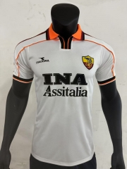 Retro Version 98-99 Roma Away White Thailand Soccer Jersey AAA-C2045