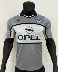 Retro Version 00-01 Paris Away Gray&White Thailand Soccer Jersey AAA-C2045