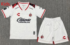 2025-2026 Club Tijuana Away White Kids/Youth Soccer Uniform
