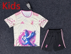 2025-2026 Special Version Japan Pink&White Kids/Youth Soccer Uniform-GB