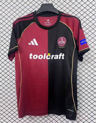 (S-4XL) 2025-2026 Nürnberg Home Red&Black Thailand Soccer Jersey AAA-2044