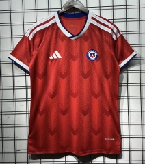 (S-4XL) 2025-2026 Chile Home Red Thailand Soccer Jersey AAA-GB