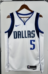 Dallas Mavericks White #5 NBA Jersey-311