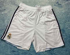 Retro Version 12-13 Real Madrid Home White Thailand Soccer Shorts-6590