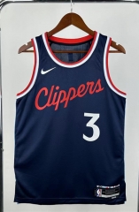 2025 Los Angeles Clippers Navy Blue #3 NBA Jersey-311
