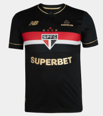 2025-2026 Sao Paulo Futebol Clube 2nd Away Black Thailand Soccer Jersey AAA