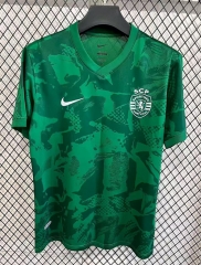 (S-4XL) 2025-2026 Sporting Clube de Portugal Green Thailand Training Soccer Jersey AAA-2483