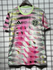 (S-4XL) 2025-2026 Celtic White&Pink Thailand Training Jersey AAA-GB