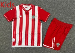 2025-2026 UD Almería Home Red&White Kids/Youth Soccer Uniform-7809