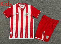 2025-2026 UD Almería Home Red&White Kids/Youth Soccer Uniform-7809