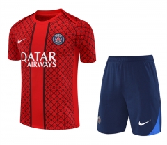 25-26 Paris SG Red Thailand Training Soccer Uniform-418