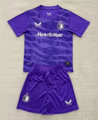 25-26 Feyenoord Rotterdam Goalkeeper Purple Soccer Uniform-AY