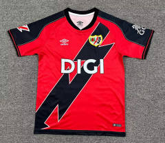 (S-4XL) 25-26 Rayo Vallecano Away Red Thailand Soccer Jesrey AAA-512