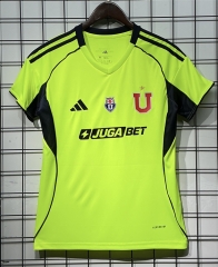 25-26 Universidad de Chile 2nd Away Fluorescent green Women Thailand Soccer Jersey AAA-GB