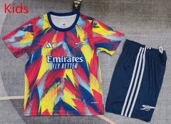 25-26 Arsenal Colorful Kids/Youth Soccer Training Uniform