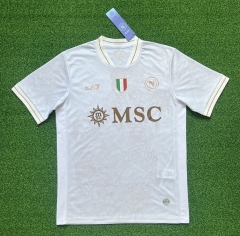 (S-4XL) 2025-2026 Napoli Away White Thailand Soccer Jersey AAA-403