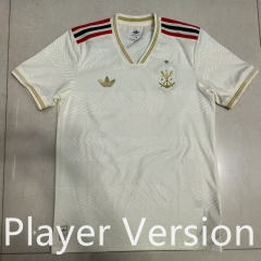 Player Version 25-26 Flamengo 2nd Away Beige Thailand Soccer Jersey AAA-908
