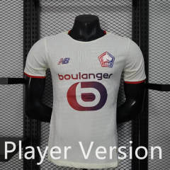 Player Version 25-26 Lille Away White Thailand Soccer Jersey AAA-888
