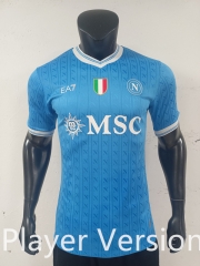 Player Version 25-26 Napoli Home Blue Thailand Soccer Jersey AAA-0871