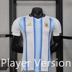Player Version 2025-2026 Argentina Home Blue&White Thailand Soccer Jersey AAA-888