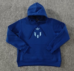 (S-3XL) Inter Miami CF Blue Thailand Soccer Tracksuit Top-CS