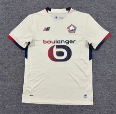 (S-4XL) 25-26 Lille Away Beige Thailand Soccer Jersey AAA-512