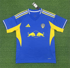 (S-4XL) 25-26 Leeds United Away Blue Thailand Soccer Jersey AAA-403