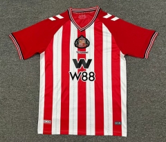 (S-4XL) 25-26 Sunderland AFC Home White&Red Thailand Soccer Jersey AAA-512