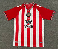 (S-4XL) 25-26 Sunderland AFC Home White&Red Thailand Soccer Jersey AAA-512