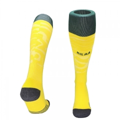 2025-2026 AC Milan 2nd Away Yellow Kids/Youth Soccer Socks