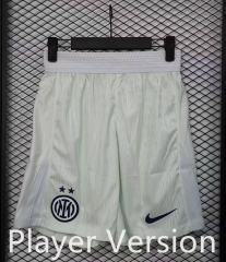Player Version 25-26 Inter Milan Away Beige Thailand Soccer Shorts-888