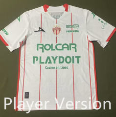 (S-4XL) Player Version 2025-2026 Necaxa Away White Thailand Soccer jersey AAA-912