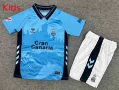 2025-2026 UD Las Palmas Away Blue Kid/Youth Soccer Uniform-7809