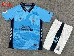 2025-2026 UD Las Palmas Away Blue Kid/Youth Soccer Uniform-7809