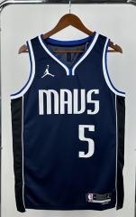 2023 Jordan Dallas Mavericks  #5  Royal Blue NBA Jersey-311