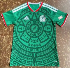 (S-4XL) 25-26 Mexico Green Thailand Soccer Jersey AAA