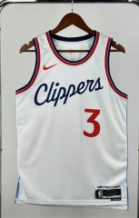 2025 Los Angeles Clippers White #3 NBA Jersey-311
