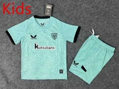 25-26 Athletic Bilbao 2nd Away Light Green Kids/Youth Soccer Uniform-6748