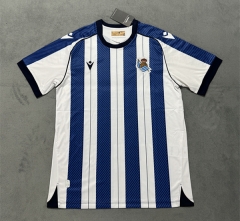 (S-4XL) 2025-2026 Real Sociedad Home Blue&White Thailand Soccer Jersey AAA-4506